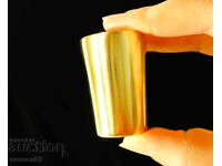 Bronze shot glass/rakia cup