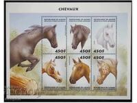 Guinea 1999 "Horses" Mint small sheets - 2 pcs