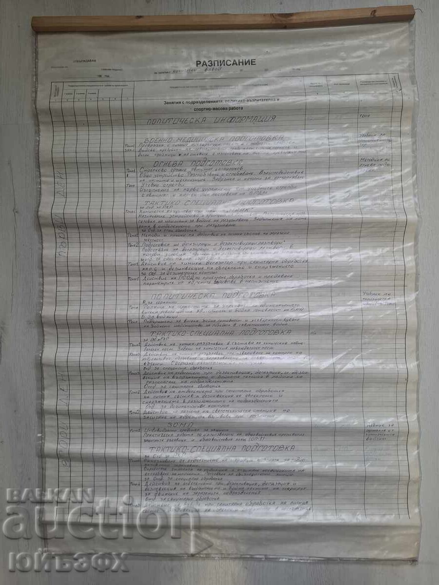 Delivery of Handwritten material for military training, socialist era Delivery of Handwritten material for military training, socialist era