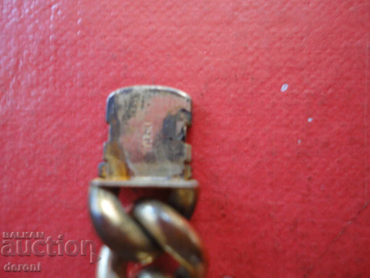 Brățară veche din cupru cu aurire DRGM cu preț 15.00 BGN | € 7.67