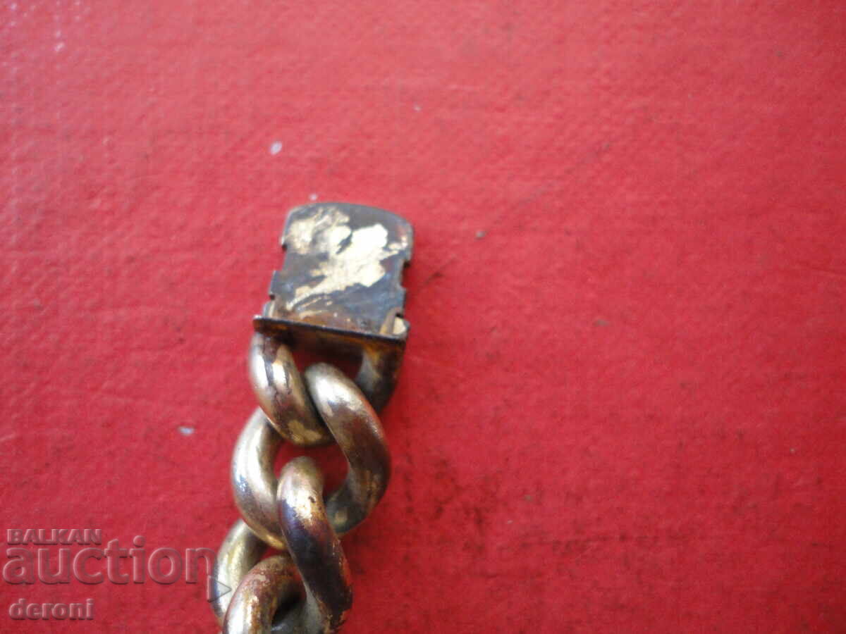 Licitație Brățară veche din cupru cu aurire DRGM