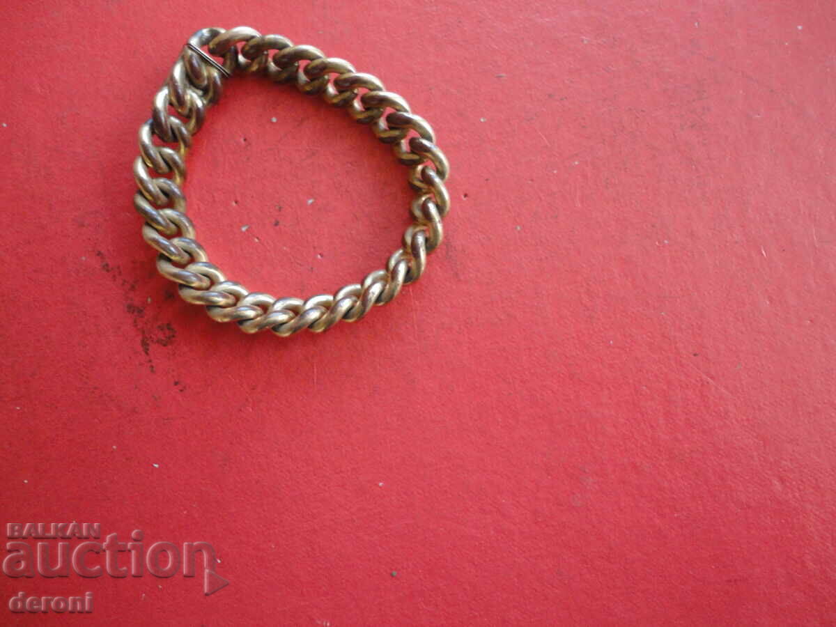 Brățară veche din cupru cu aurire DRGM - 6