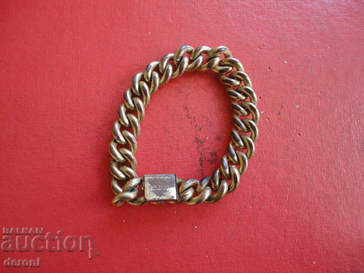 Brățară veche din cupru cu aurire DRGM - 7