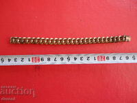 Brățară veche din cupru cu aurire DRGM