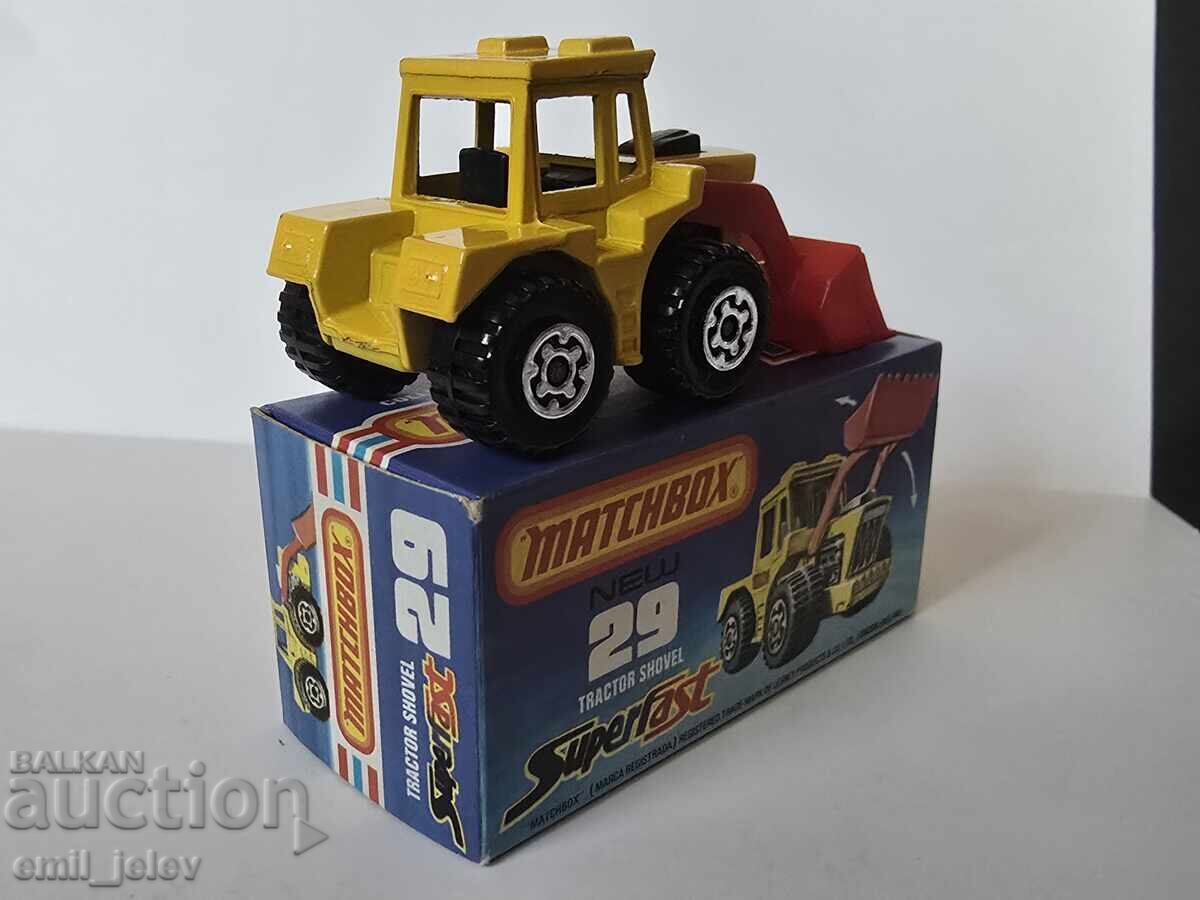 Παράδοση LESNEY MATCHBOX - 29C Tractor Shovel 1976 οργ. κουτί