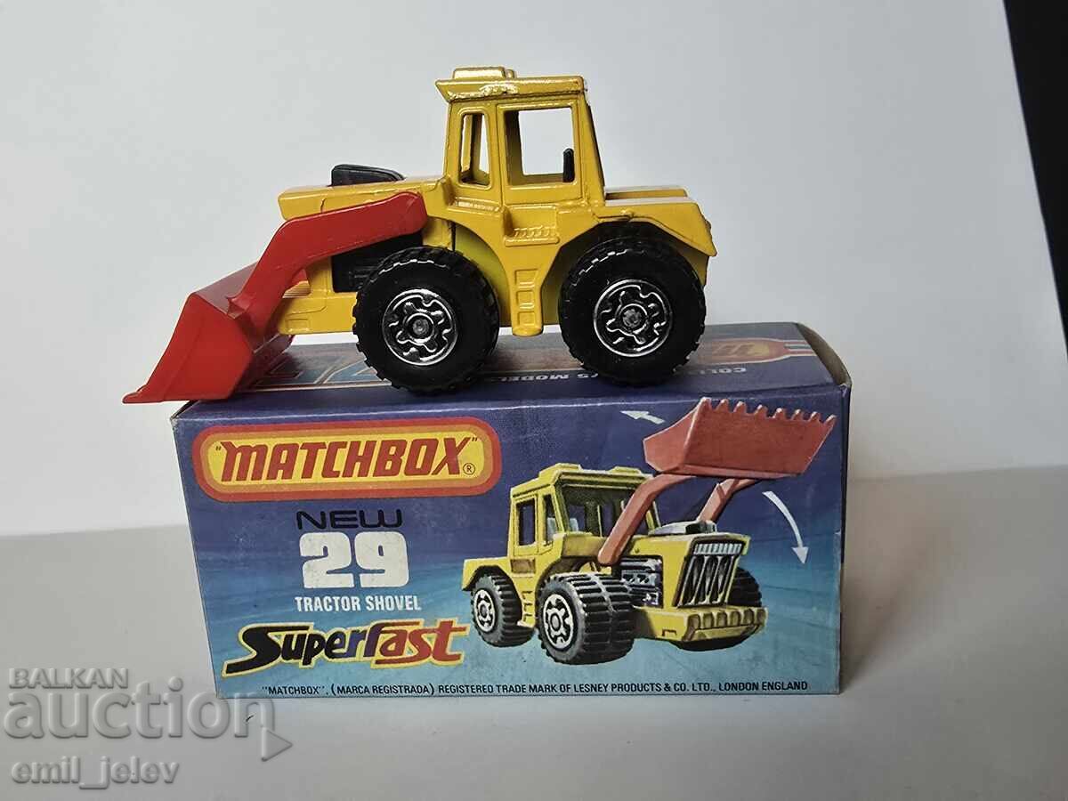 LESNEY MATCHBOX - 29C Tractor Shovel 1976 οργ. κουτί