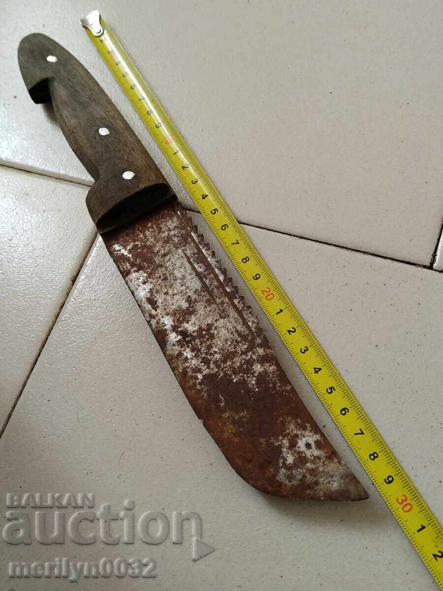 Old butcher knife blade with price 40.00 BGN | € 20.45 Old butcher knife blade with price 40.00 BGN | € 20.45