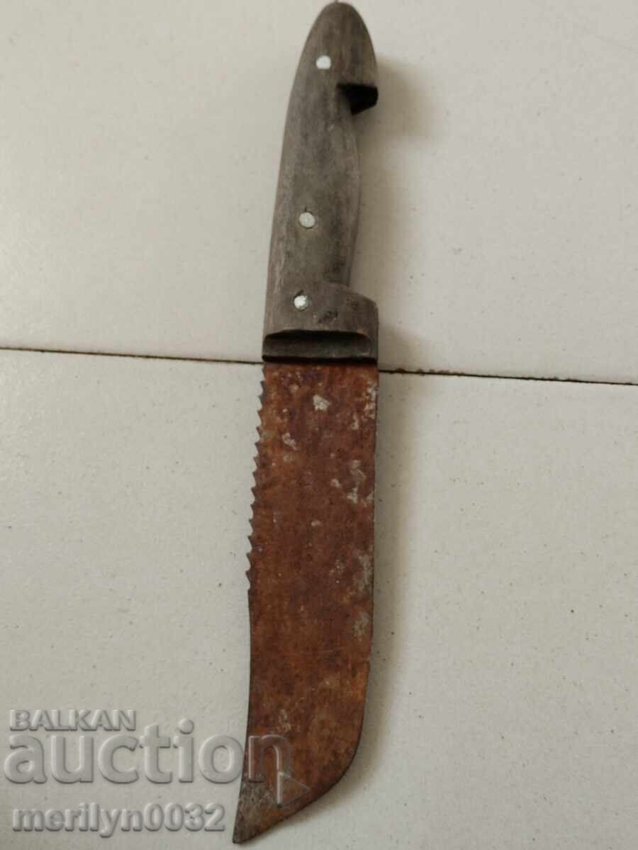 Auction Old butcher knife blade Auction Old butcher knife blade