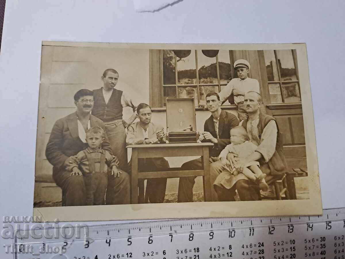 Пощенска картичка/Снимка - Семейна снимка 1929г Пощенска картичка/Снимка - Семейна снимка 1929г