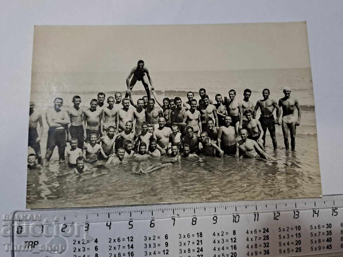 Пощенска картичка/Снимка - Поморие 1935г.