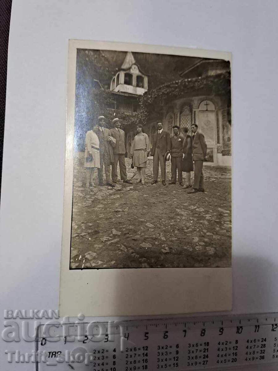 Carte poștală/Fotografie - Mănăstirea Preobrajenie 1928