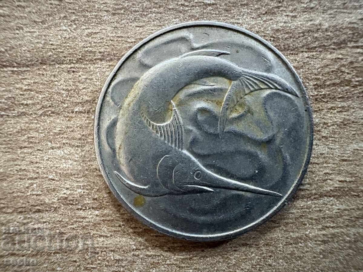 Σιγκαπούρη - 20 σεντ (1981) με τιμή 0.65 BGN | € 0.33