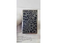 Cutie de chibrituri din argint rusesc țarist cu niello, 84 pr. Pe Memorie