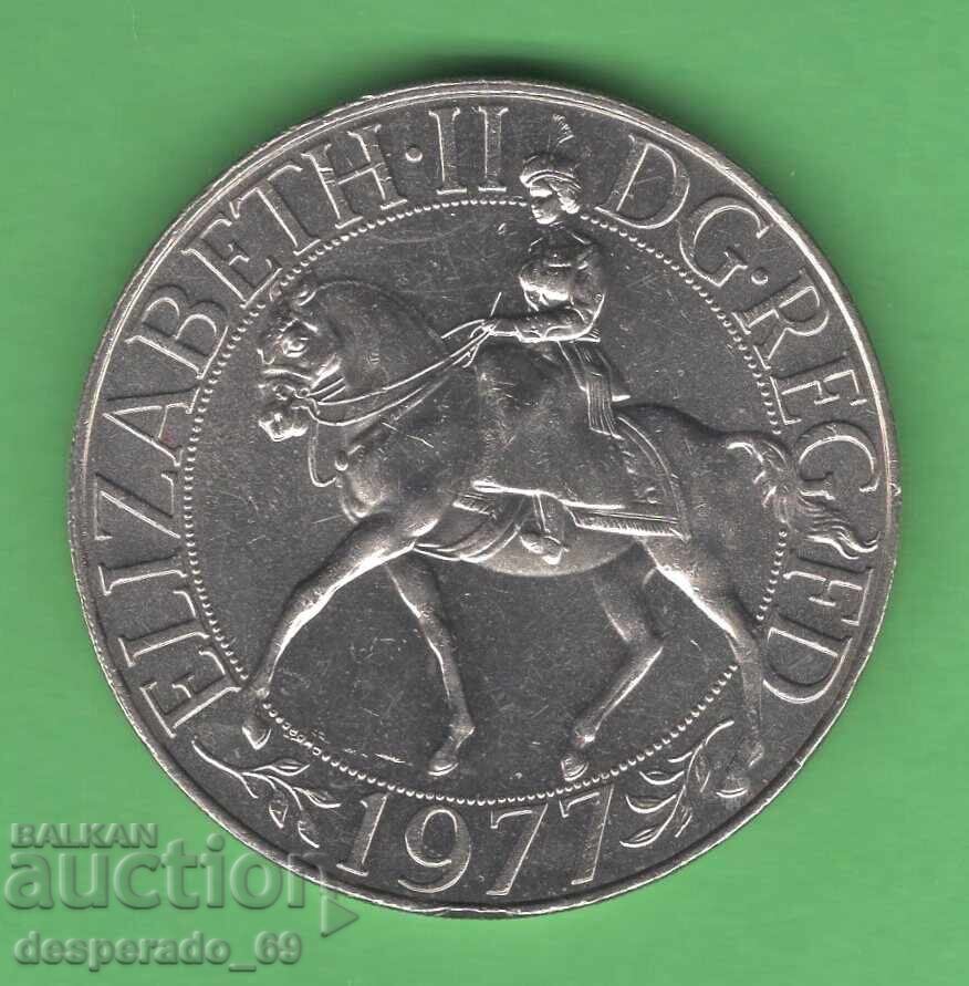 (¯`'•.¸ 25 New Pence 1977 MAREA BRITANIE UNC- ¸.•'´¯) (¯`'•.¸ 25 New Pence 1977 MAREA BRITANIE UNC- ¸.•'´¯)
