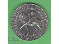 (¯`'•.¸ 25 New Pence 1977 GREAT BRITAIN UNC- ¸.•'´¯)