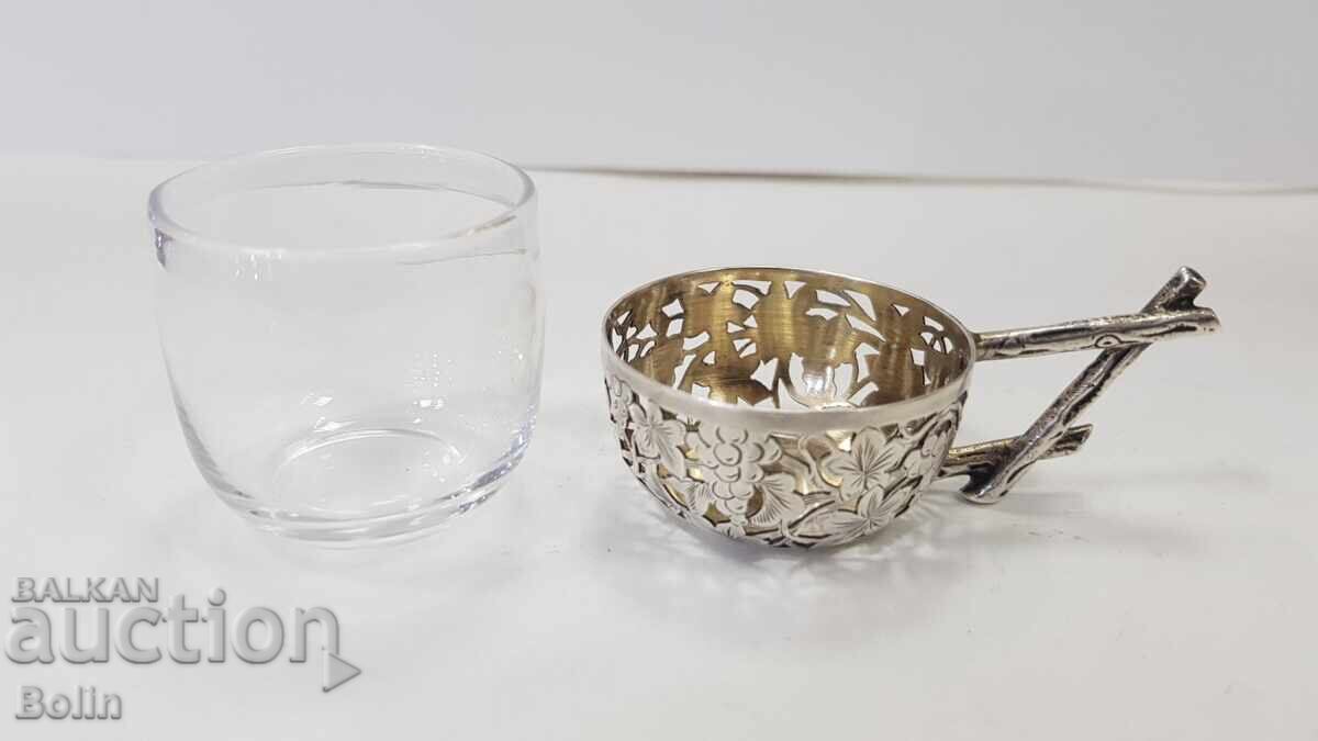 Ceașcă delicată și foarte frumoasă pentru lichior argint Franța - 6 Ceașcă delicată și foarte frumoasă pentru lichior argint Franța - 6