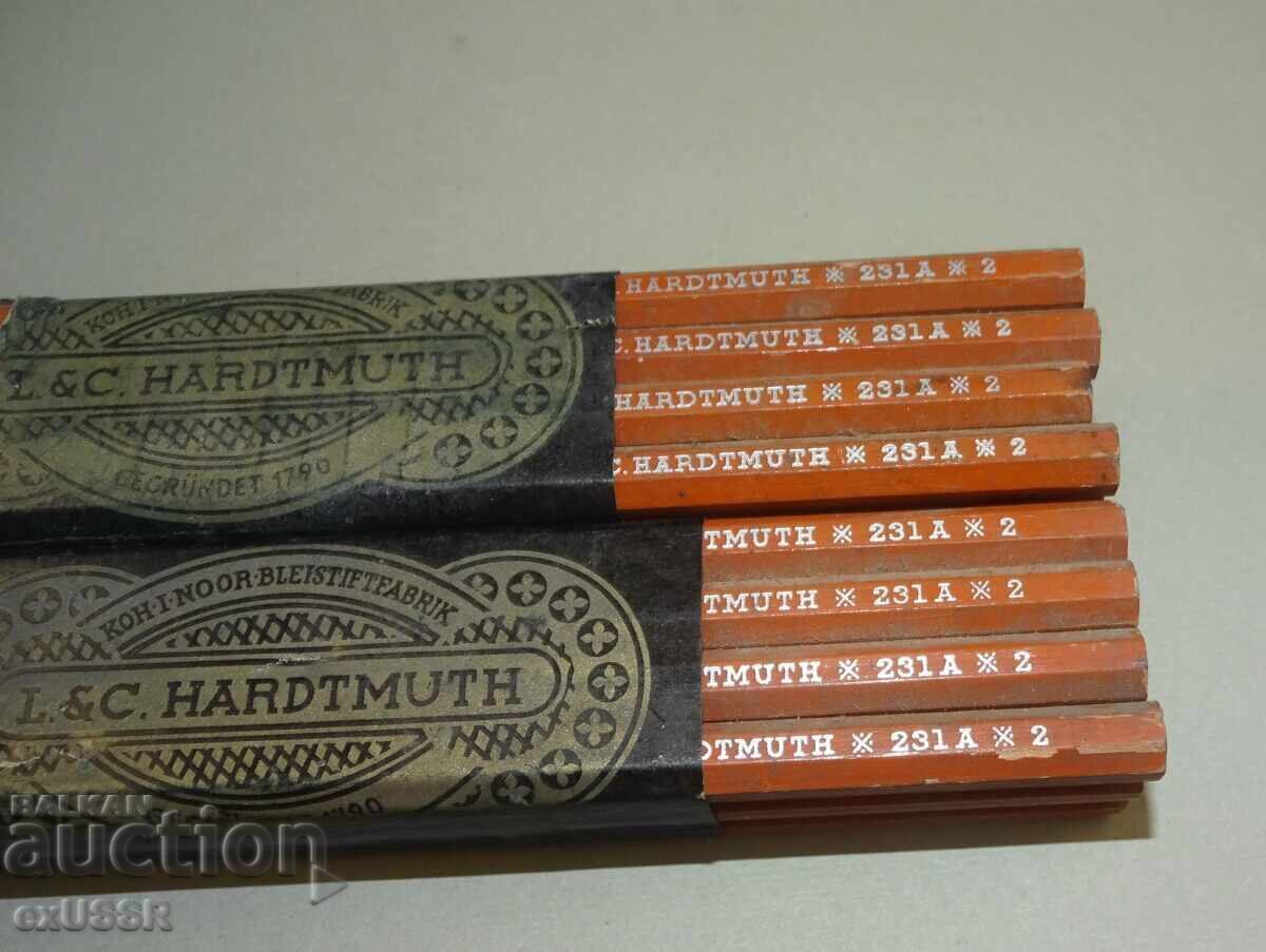2 bundles of old KOH-I-NOOR pencils with price 10.00 BGN | € 5.11