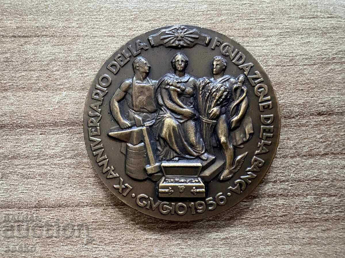 Италия - Плакет (1952) с цена 10.00 лв. | € 5.11 Италия - Плакет (1952) с цена 10.00 лв. | € 5.11