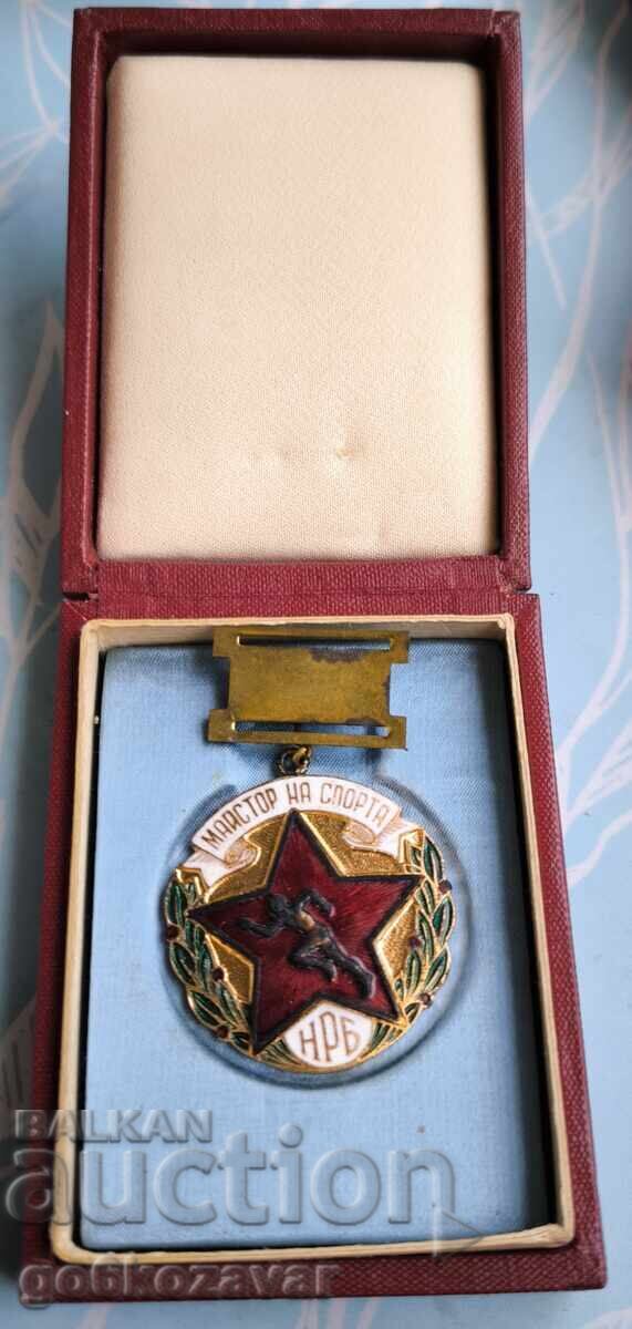 Медал МАЙСТОР НА СПОРТА. НРБ. с цена 24.90 лв. | € 12.73