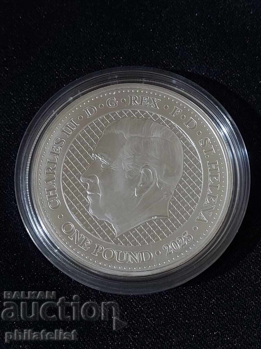 Auction Saint Helena 2023 - Vervet Monkey, Monkey - Silver Coin Auction Saint Helena 2023 - Vervet Monkey, Monkey - Silver Coin