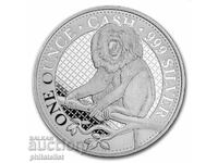 Saint Helena 2023 - Vervet Monkey, Monkey - Silver Coin