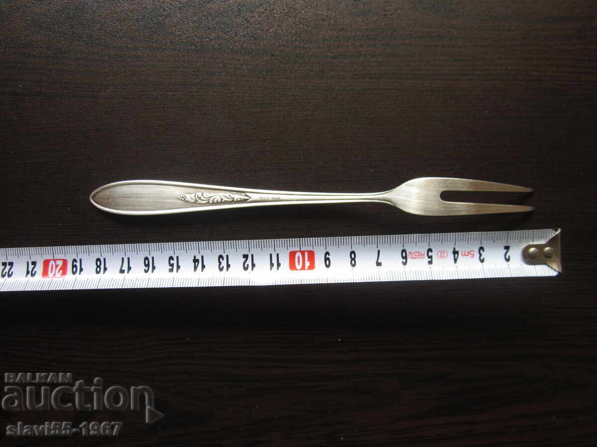 OLD FORK WMF SILVER-PLATED WITH MARKING 100 1.5 BZC !!! with price 5.00 BGN | € 2.56