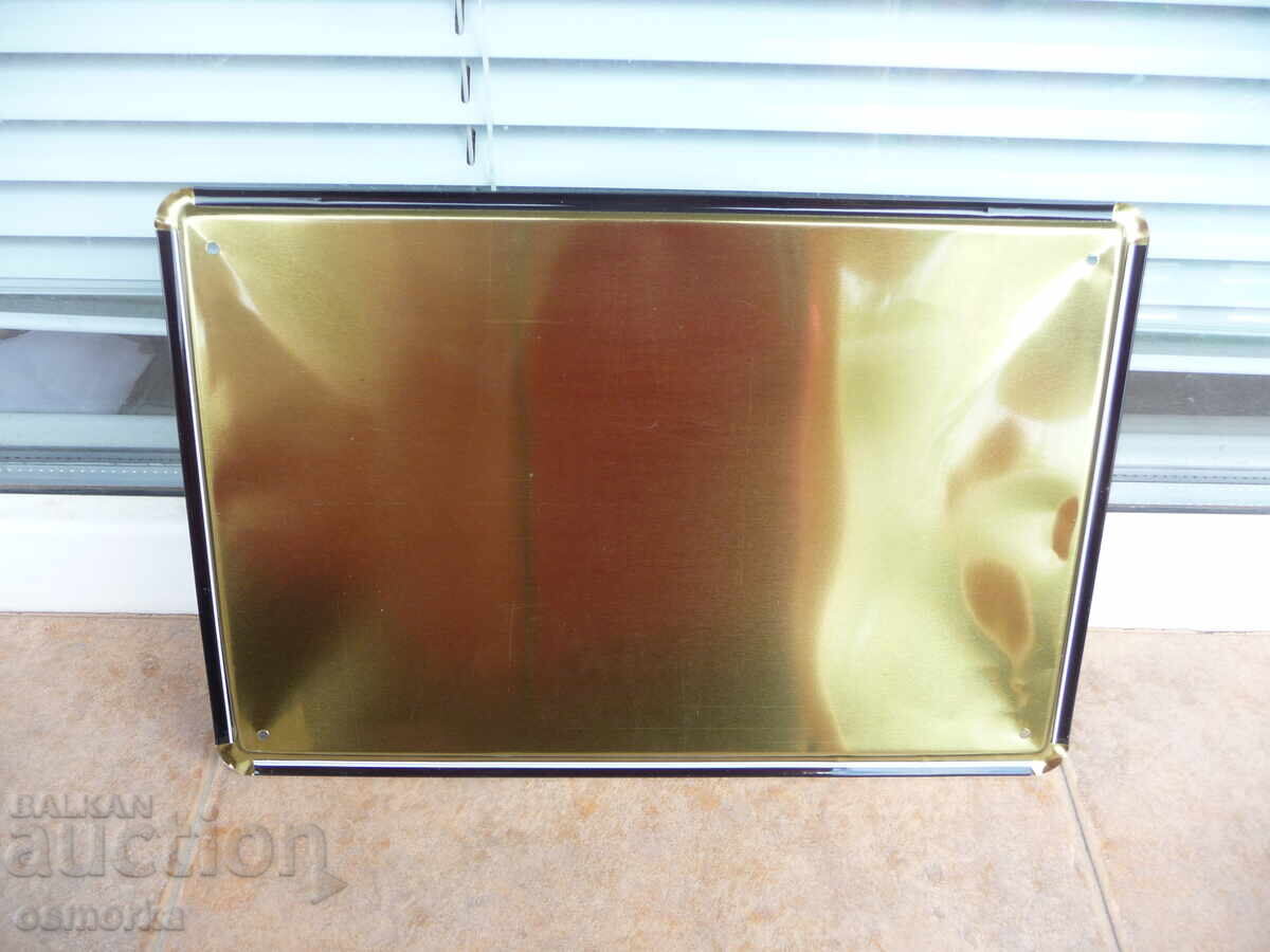 Auction  Metal sign erotica love man woman film naked kiss sex