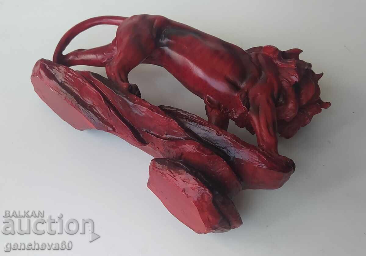 Διακοσμητική φιγούρα λιονταριού από αλάβαστρο - 6 Διακοσμητική φιγούρα λιονταριού από αλάβαστρο - 6