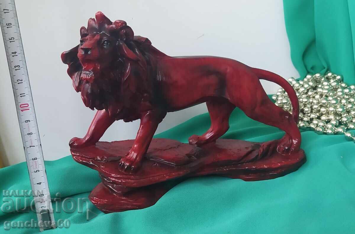 Διακοσμητική φιγούρα λιονταριού από αλάβαστρο Διακοσμητική φιγούρα λιονταριού από αλάβαστρο