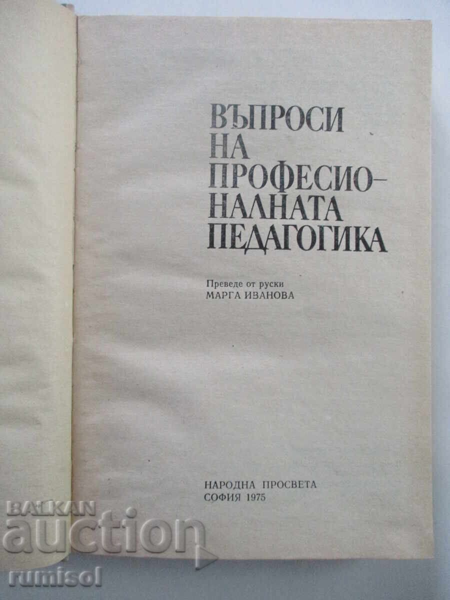 Ερωτήσεις επαγγελματικής παιδαγωγικής με τιμή 4.69 BGN | € 2.40