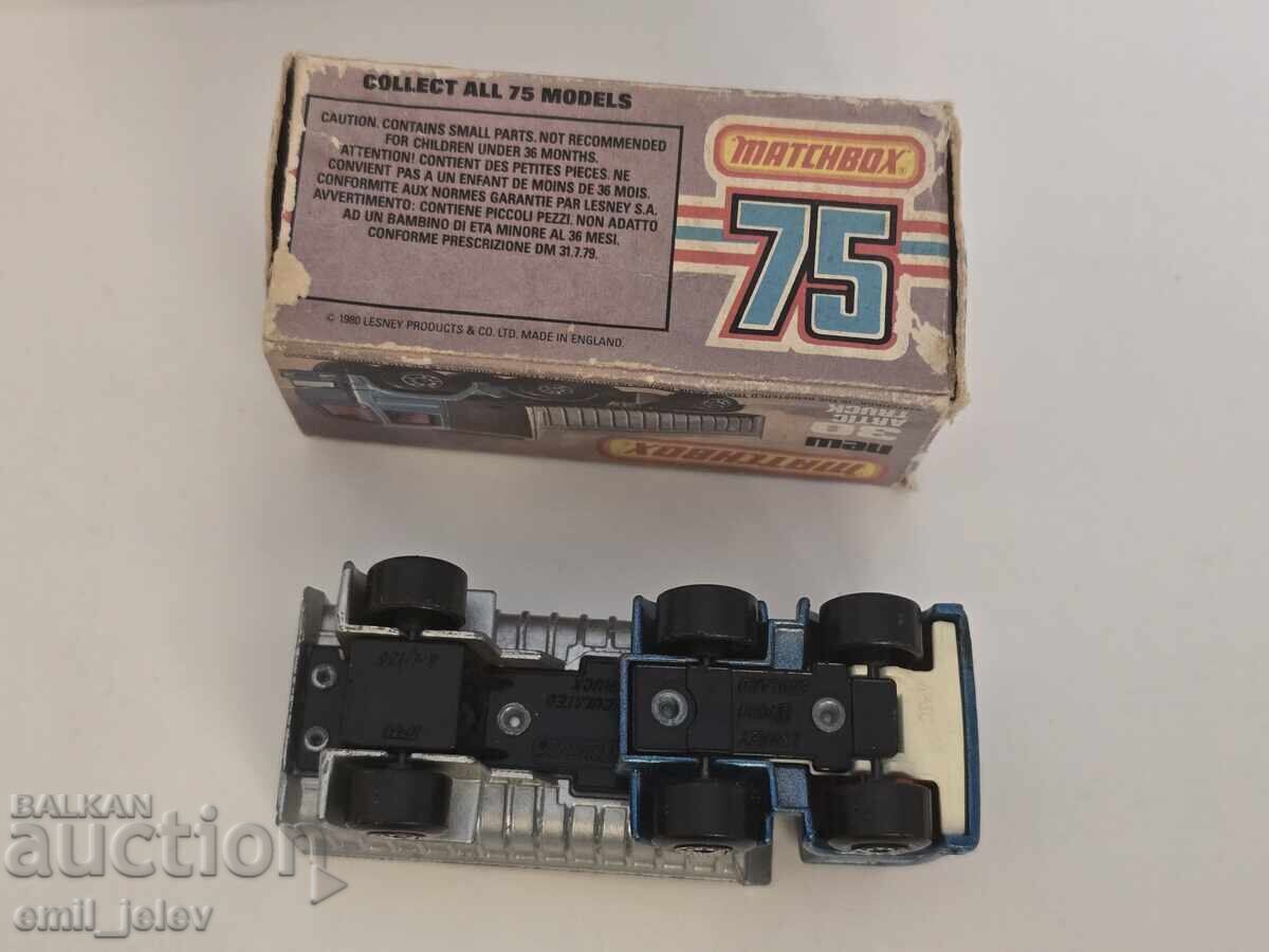LESNEY MATCHBOX-30D Leyland Articulated Truck 1981 cutie originală - 6