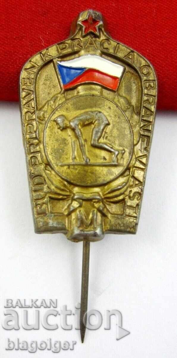 BGTO For the Defense of the Homeland - Social Propaganda - Czechoslovakia - Class M