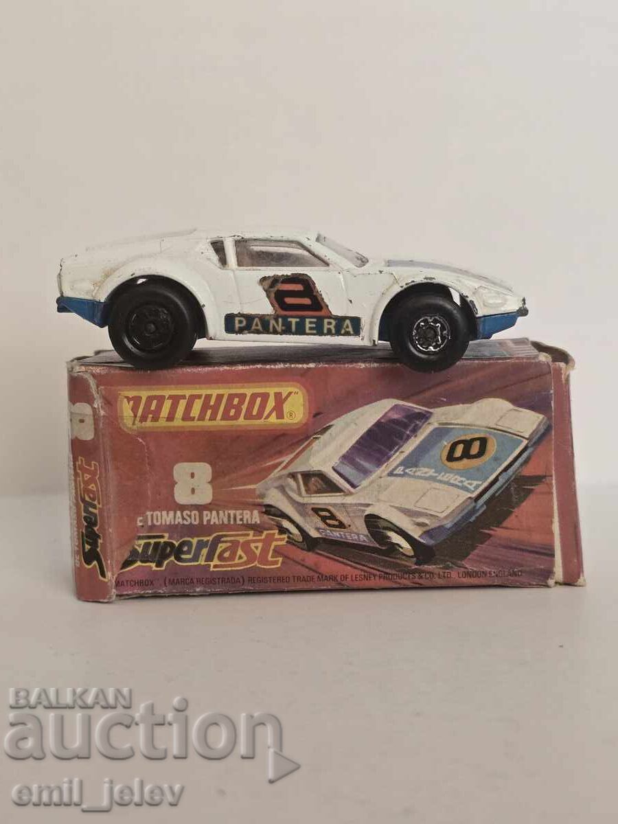 LESNEY MATCHBOX - 8C De Tomaso Pantera 1975 οργ.κουτί με τιμή 35.00 BGN | € 17.90