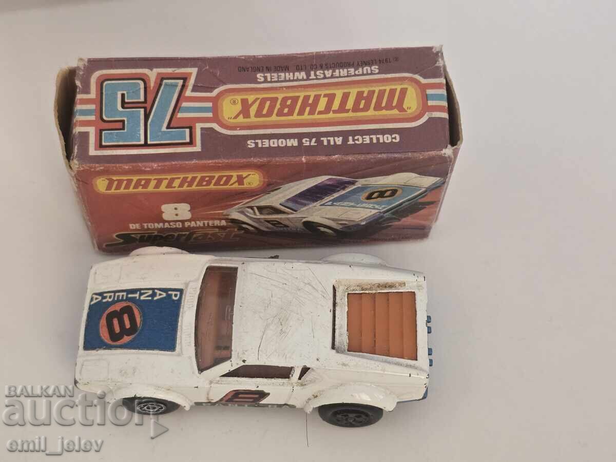 LESNEY MATCHBOX - 8C De Tomaso Pantera 1975 οργ.κουτί - 5