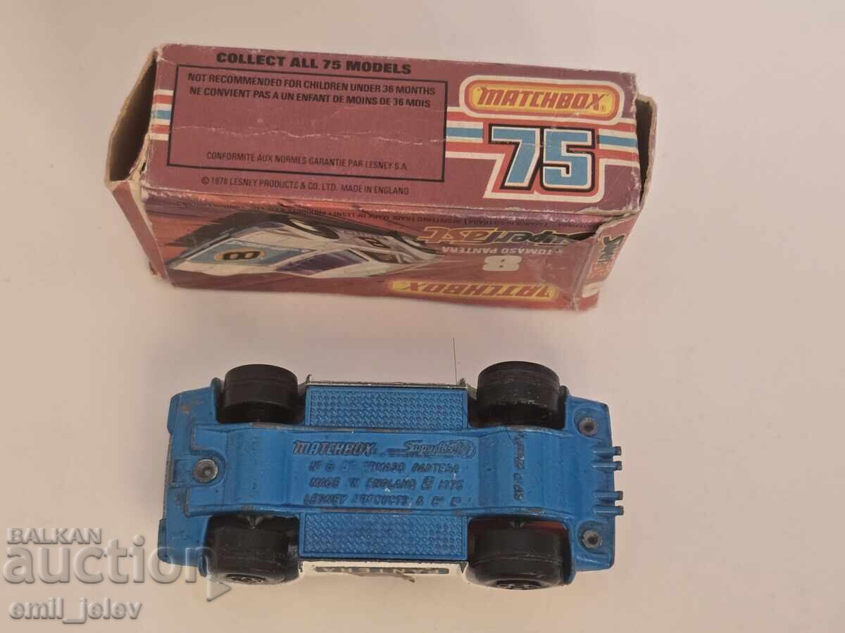 LESNEY MATCHBOX - 8C De Tomaso Pantera 1975 οργ.κουτί - 6