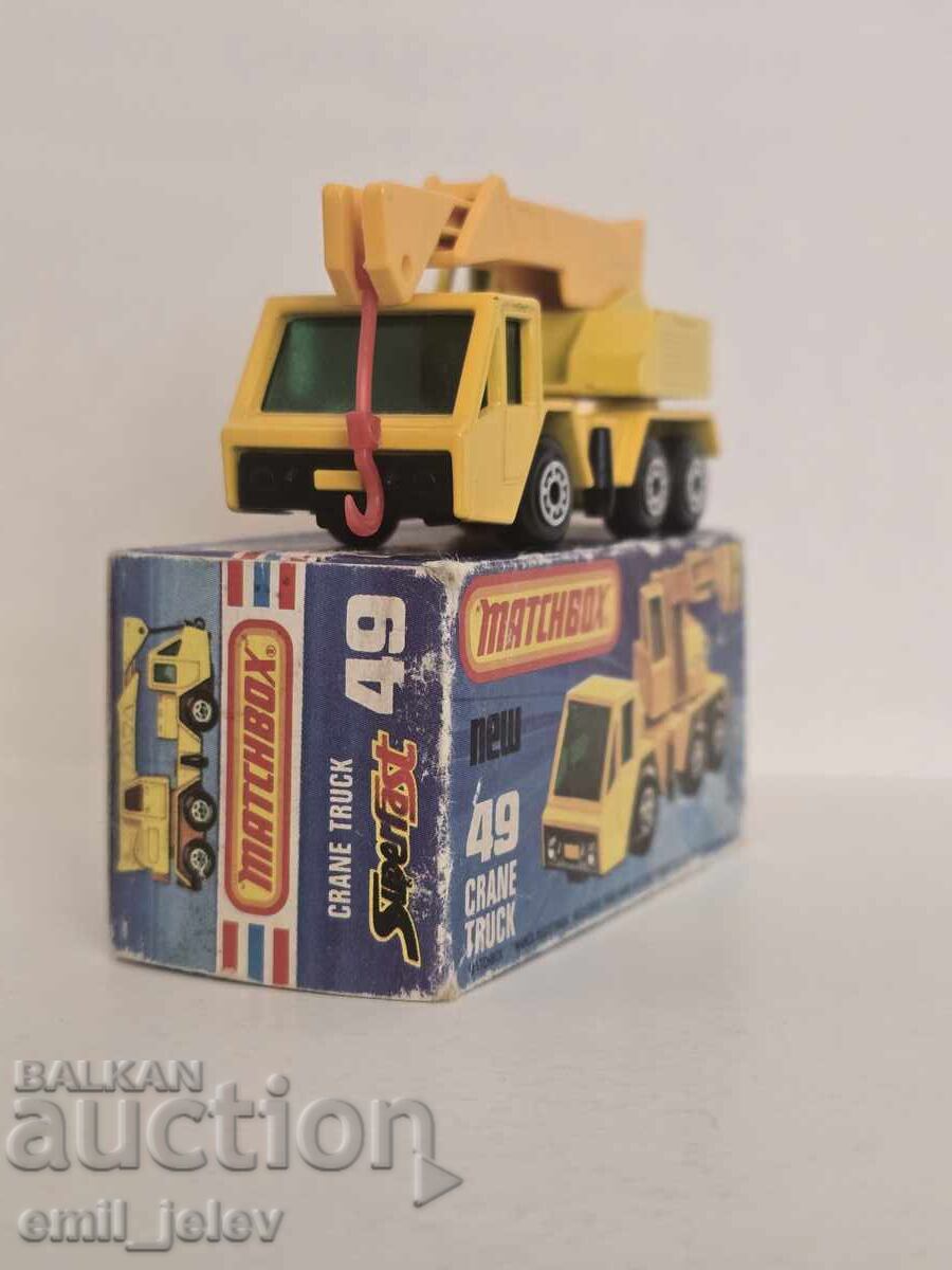 Аукцион LESNEY MATCHBOX- 49C Crane Truck 1976   орг.кутия