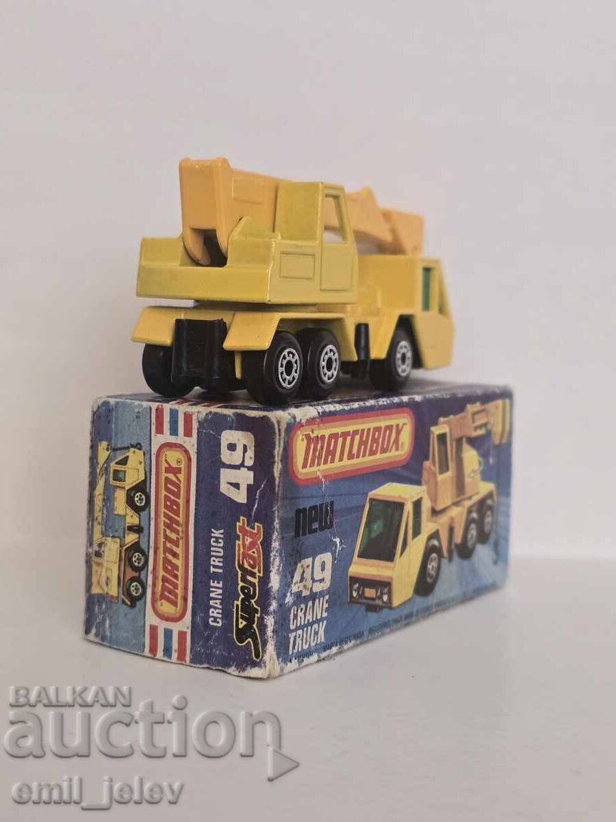 Доставка на LESNEY MATCHBOX- 49C Crane Truck 1976   орг.кутия