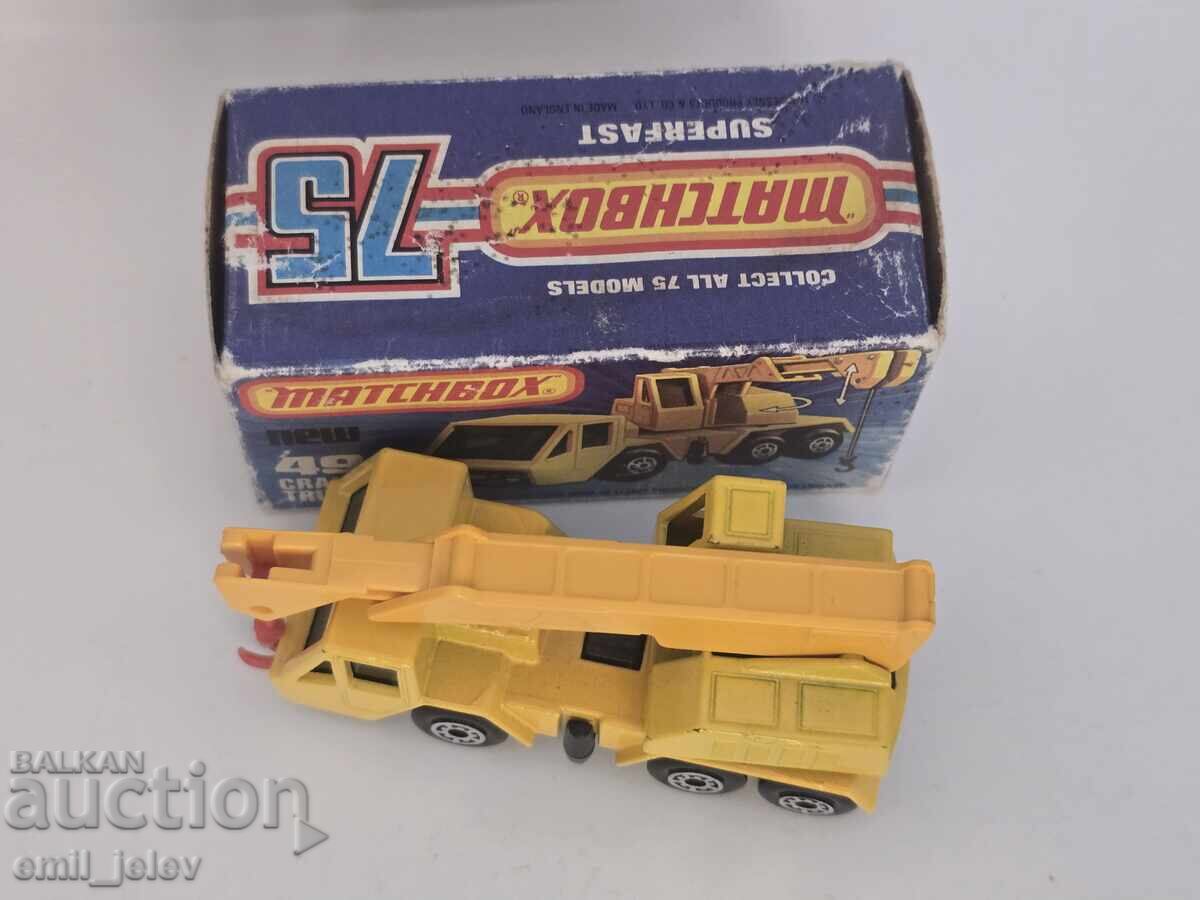 LESNEY MATCHBOX- 49C Crane Truck 1976   орг.кутия - 5