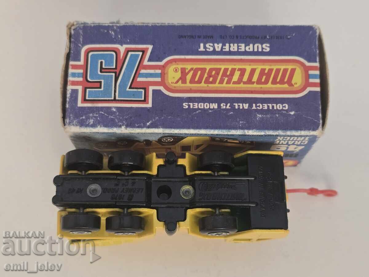 LESNEY MATCHBOX- 49C Crane Truck 1976   орг.кутия - 6