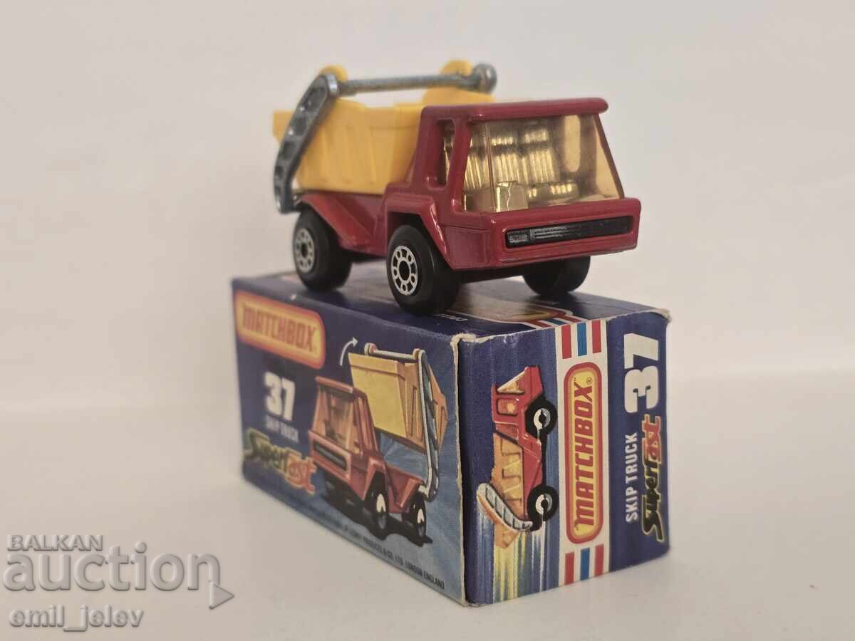 Аукцион LESNEY MATCHBOX- 37C Skip Truck 1976   орг.кутия