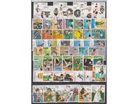 Lot Summer Olympic Games 16 complete editions with stamp
