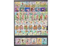 Lot de fotbal 16 buc. ediții cu imprimeu Campionate Mondiale