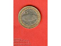 ENGLAND GREAT BRITAIN 2 £ issue 1999 BIMETALLIC