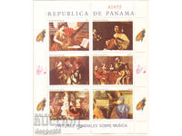 1968. Παναμάς. Μουσικές εικόνες σε πίνακες. Μπλοκ