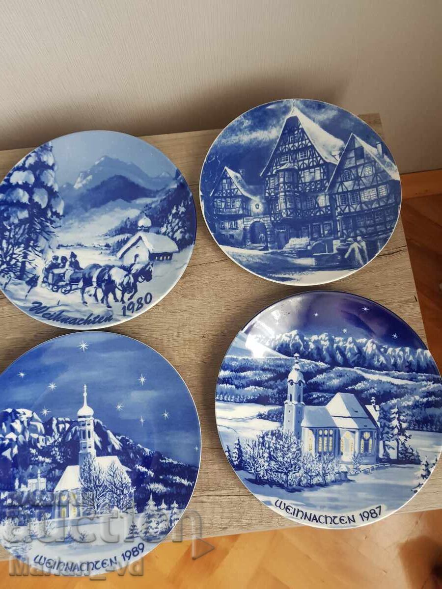 Auction  Royal Bavaria Porcelain Wall Plates