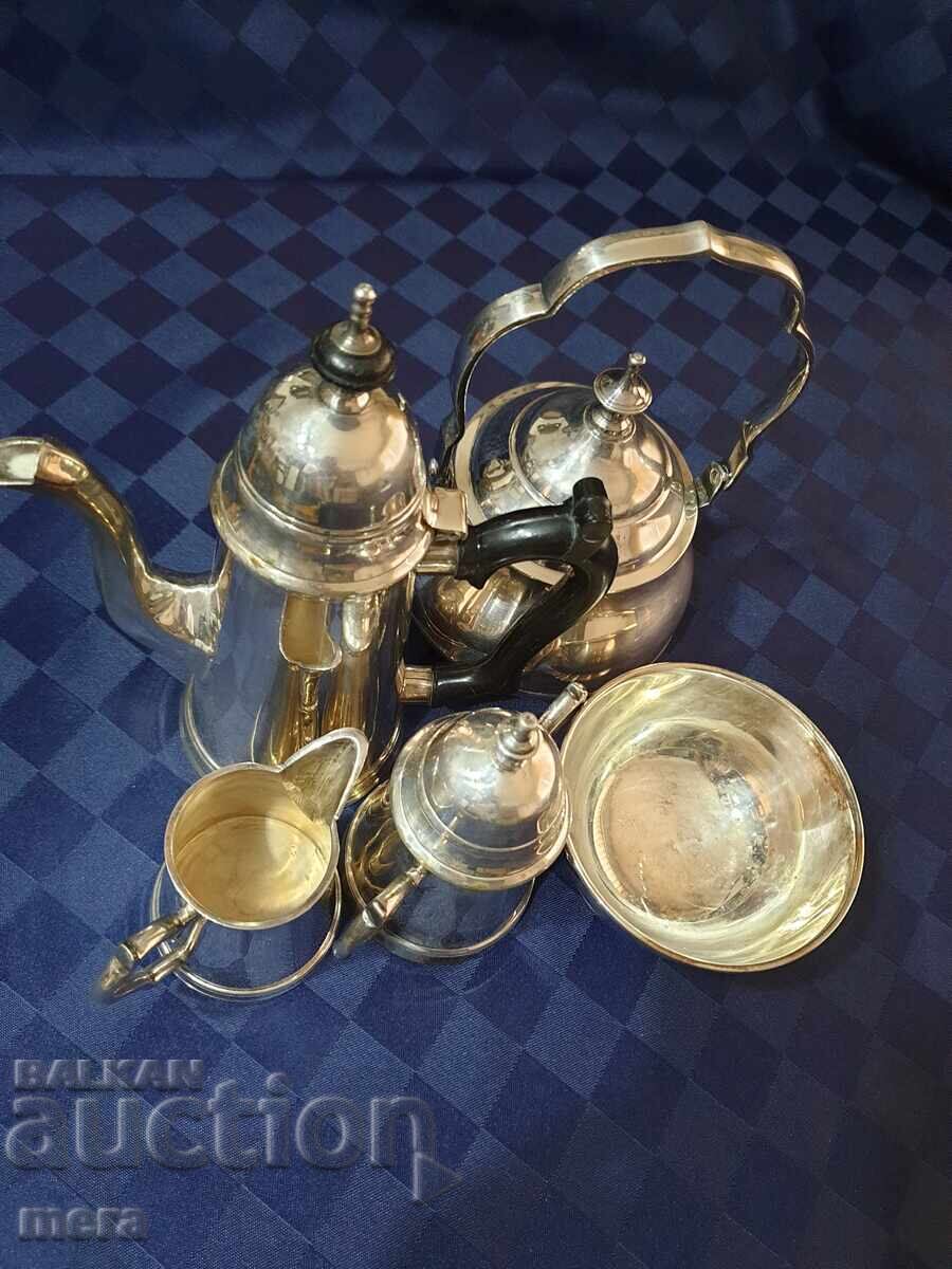 Auction  Massive Silver-Plated Service - 5 Pieces