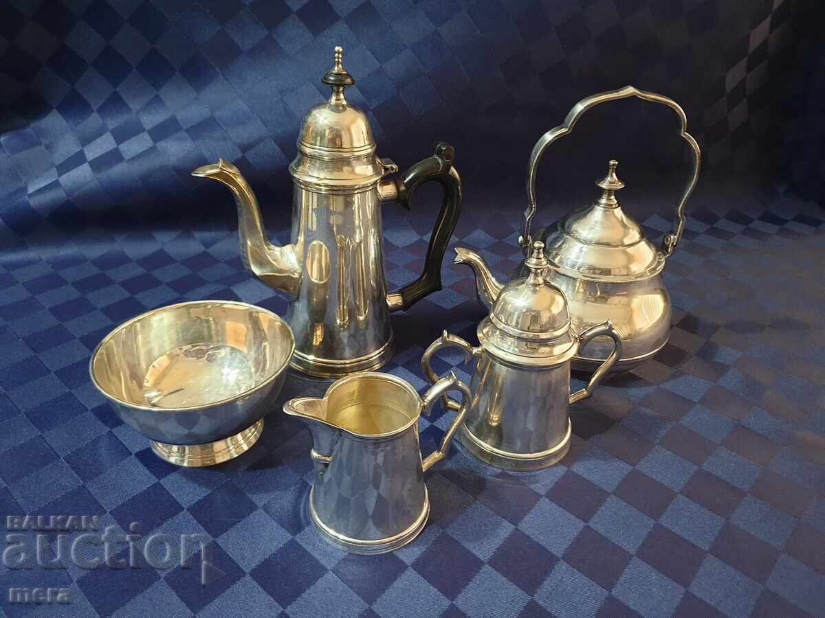 Massive Silver-Plated Service - 5 Pieces