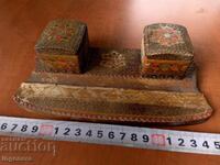 CALIMAR DIN LEMN PIROGRAFAT VECHI DIN PERIOADA SOCIALISMULUI TIMPURIU