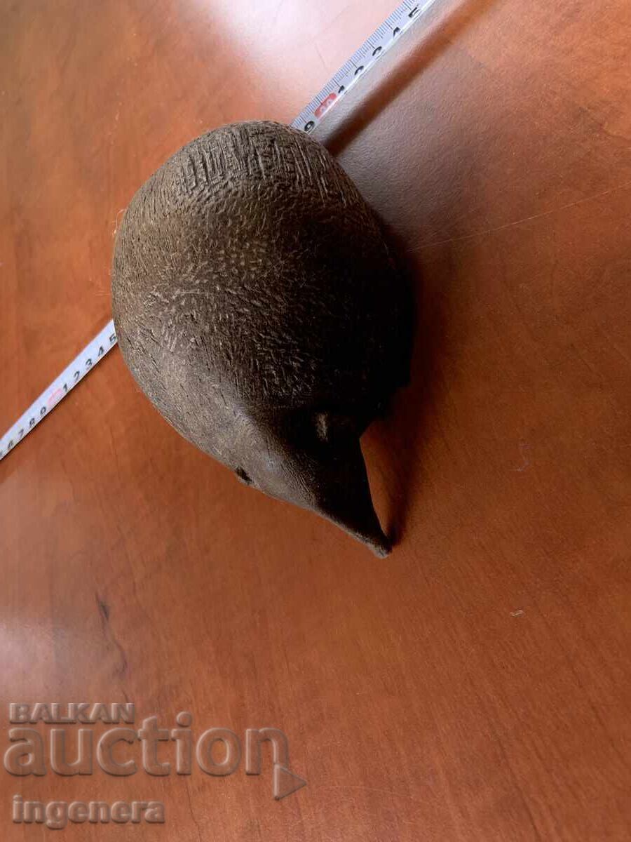 Delivery of UNIQUE WOODEN FIGURE SCULPTURE HEDGEHOG MOLE