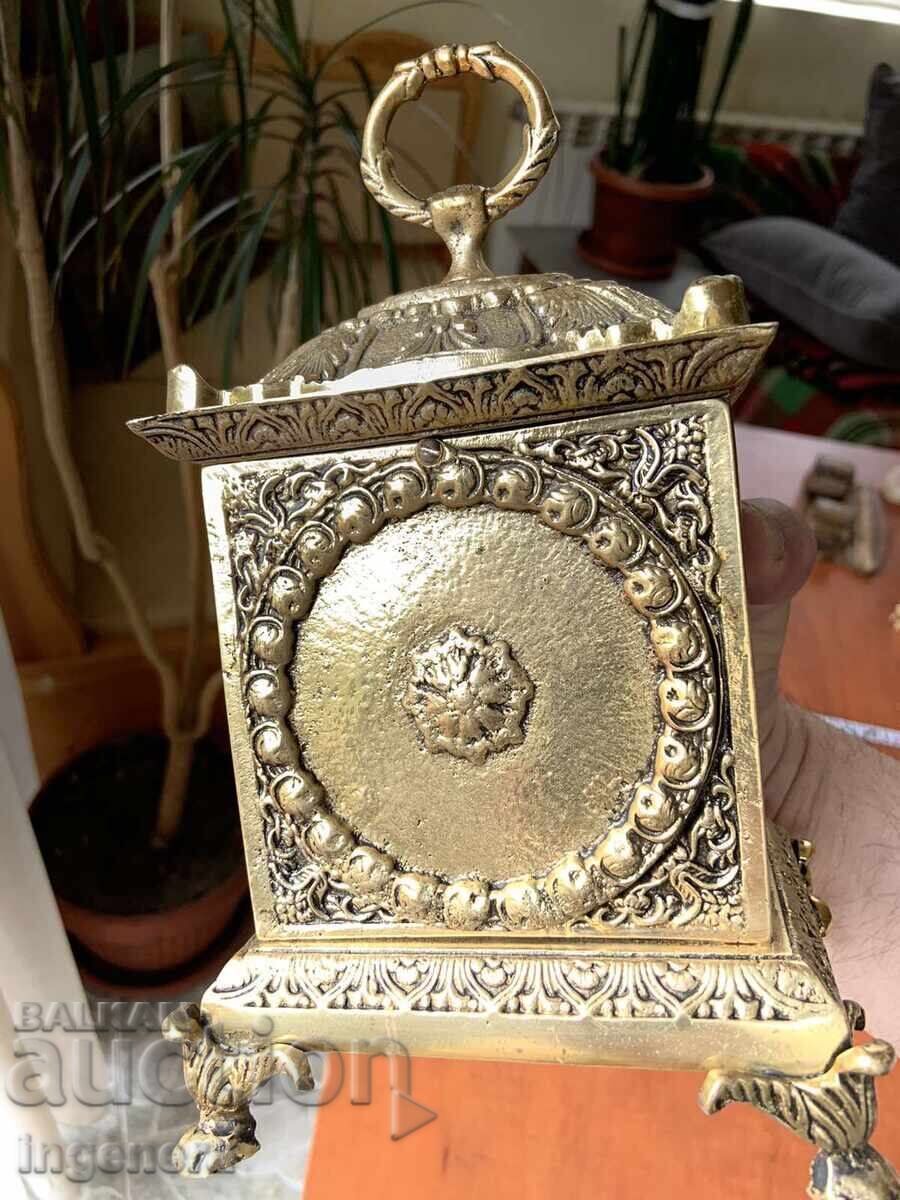 ΡΟΛΟΓΙ ΚΟΥΤΙ ΧΑΛΚΟΣ ΔΙΑΚΟΣΜΗΤΙΚΑ ΣΤΕΡΕΗ ΕΚΧΥΛΙΣΗ - 2200 ΓΡ με τιμή 69.00 BGN | € 35.28